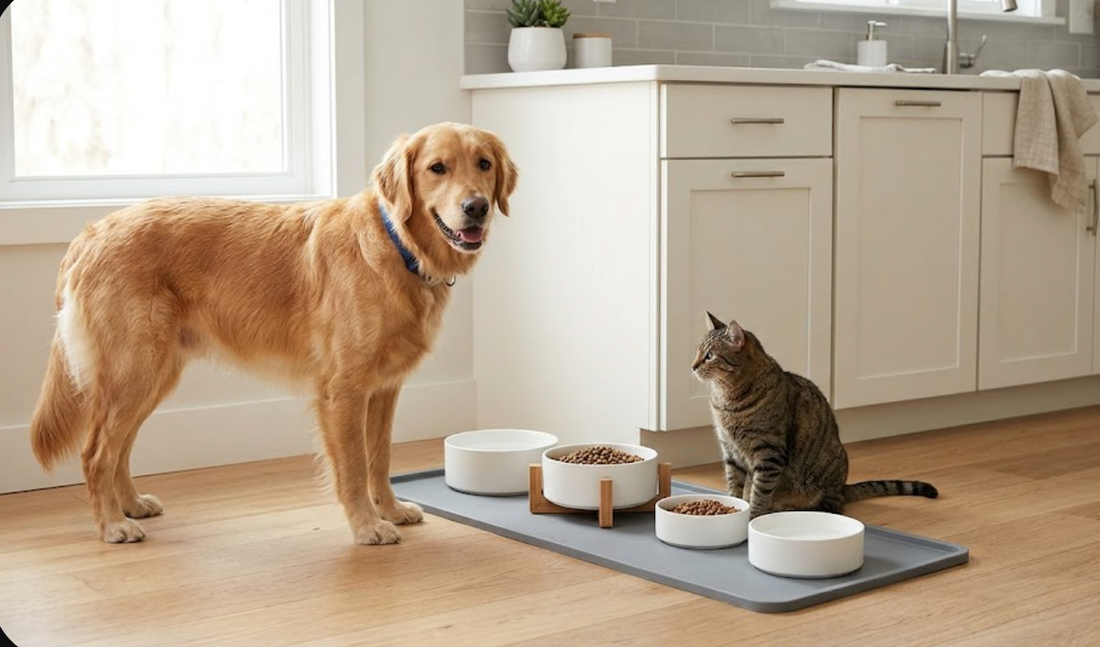 Why a Waterproof Silicone Pet Food Mat Keeps Feeding Areas Cleaner
