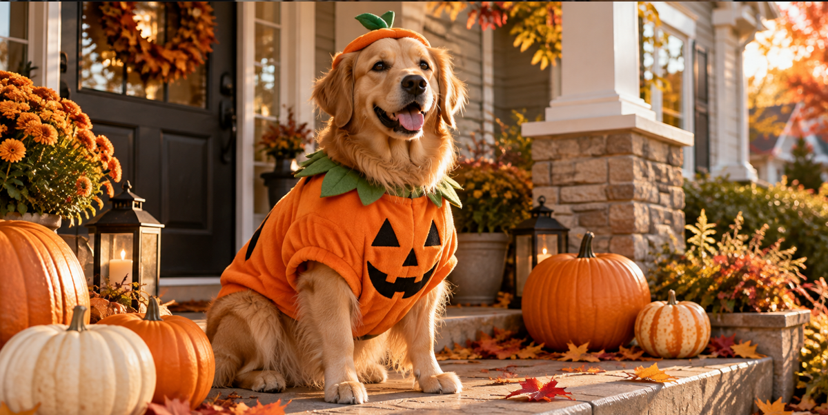 Make Your Dog the Cutest Pumpkin This Halloween