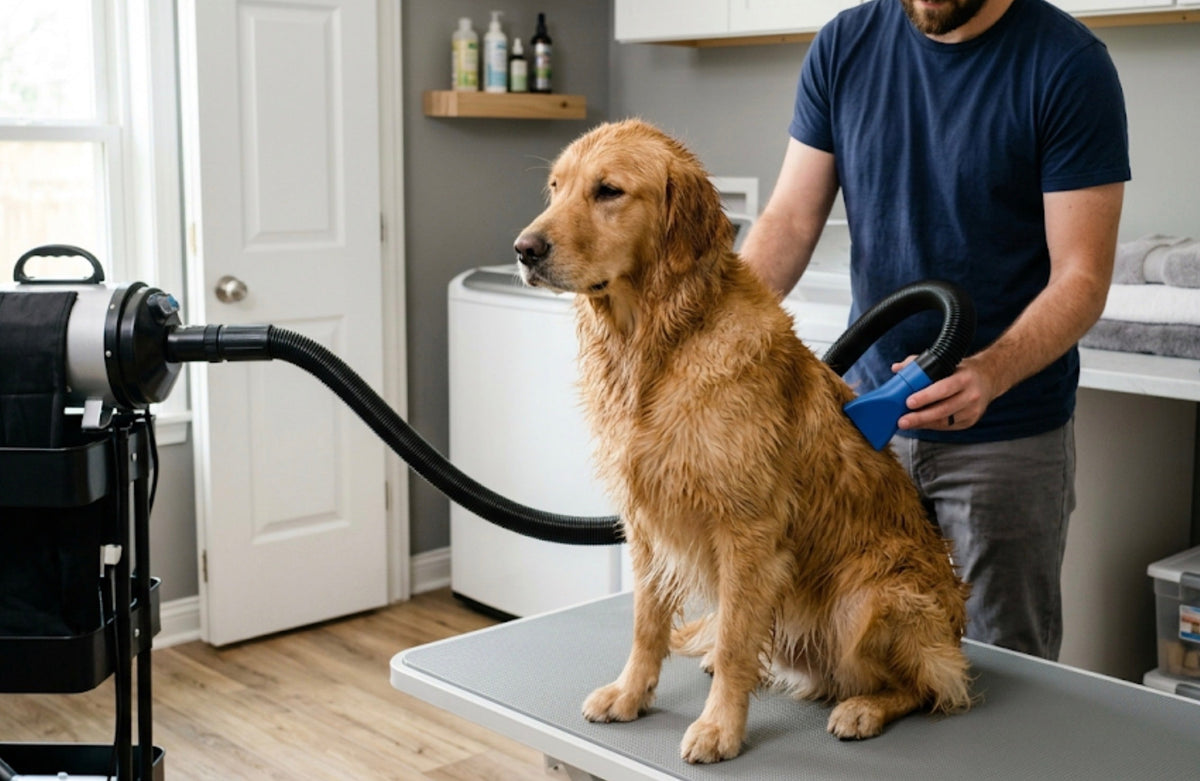 Finish Bath Time Faster with a Pet Dryer
