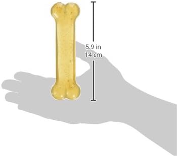 Nylabone Original Bone Flexi Chew Toy for Dogs, Flexible Dog Toys for Moderate Chewers, Chicken Flavor, Medium - Up to 35 lbs, 1 Count