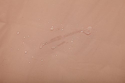 Dog Bed Cover – Waterproof Cover for Dog Bed – Heavy Duty, Machine Washable Zippered Liner – Durable, USA-Made Fabric for Pets – Ideal Pet Bedding Protector for Accidents and Messes - Medium (Tan)
