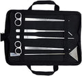 Aquascaping Tools 5 in 1 Kit Aquarium Scissors Plant Tools Curved & Straight Scissor Tweezers Spatula Stainless Steel Anti Rust Aquascape Tools for Fish Tank