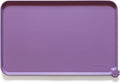 Hoki Found XX-Large Silicone Pet Food Mats - Non Slip Dog Cat Bowl Placemats - Waterproof Dog Cat Food Mats for Carpet - Amethyst