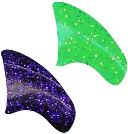 Funky New Year Combo Soft Nail Caps Cats Claws 40pk (20 Violet Glitter - 20 Margherita Glitter) Small Size