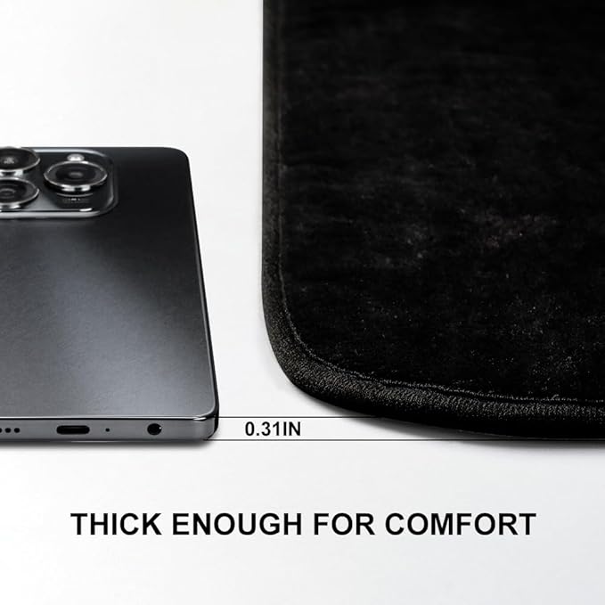 Waterproof Blanket for Couples – Ideal for Couch & Bed Splash Proof Sherpa Throw, Leakproof TPU Layer, Stain Resistant Washable Bed Protector – Black, 80"x60"