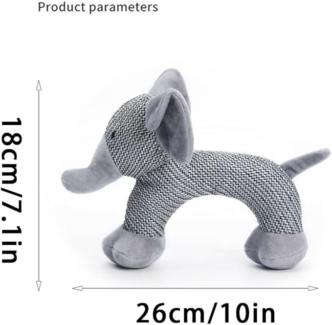 Xcho Linen Safari Companions Squeaky Dog Chew Animals Indestructible Dog Chew Toys Puppy Toys to Keep Them Busy for Small Medium Dogs Uitable for Indoor and Outdoor Throwing Play(Sheep)
