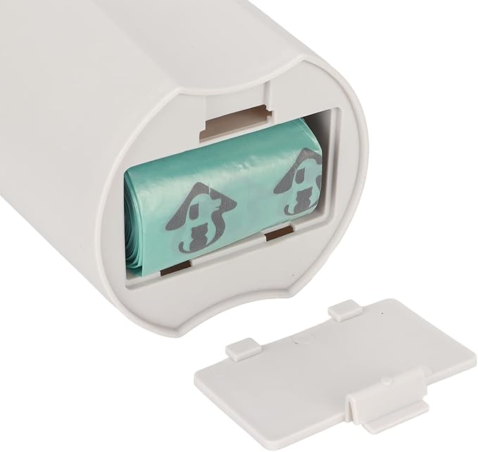 Cat Litter Scoop with Integrated Detachable Deep Shovel – Leakproof Pooper Scooper for Cat with Waste Box & 6 Rolls Odor-Control Litter Bags, Large Capacity Portable Cats Litter Disposal System