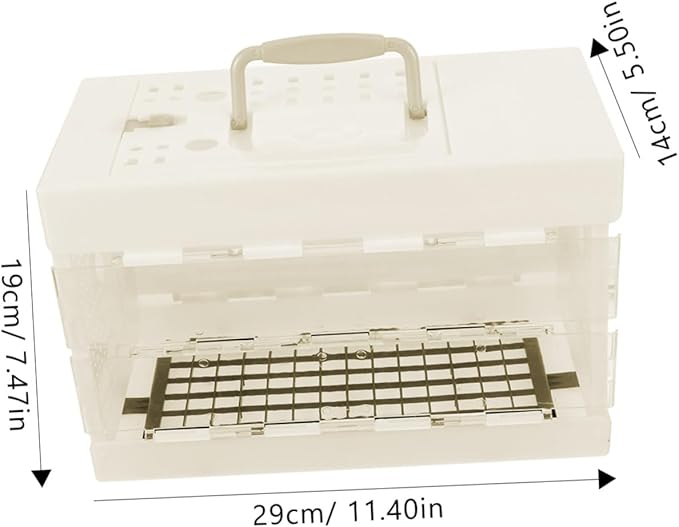 UPKOCH Portable Bird Carrier Cage for Travel Lightweight Bird Travel Carrier for Hiking Camping and Outdoor Activities