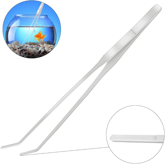 LILYS PET Stainless Steel Aquarium Tank Aquatic Plant Tools Sets (4 in 1)