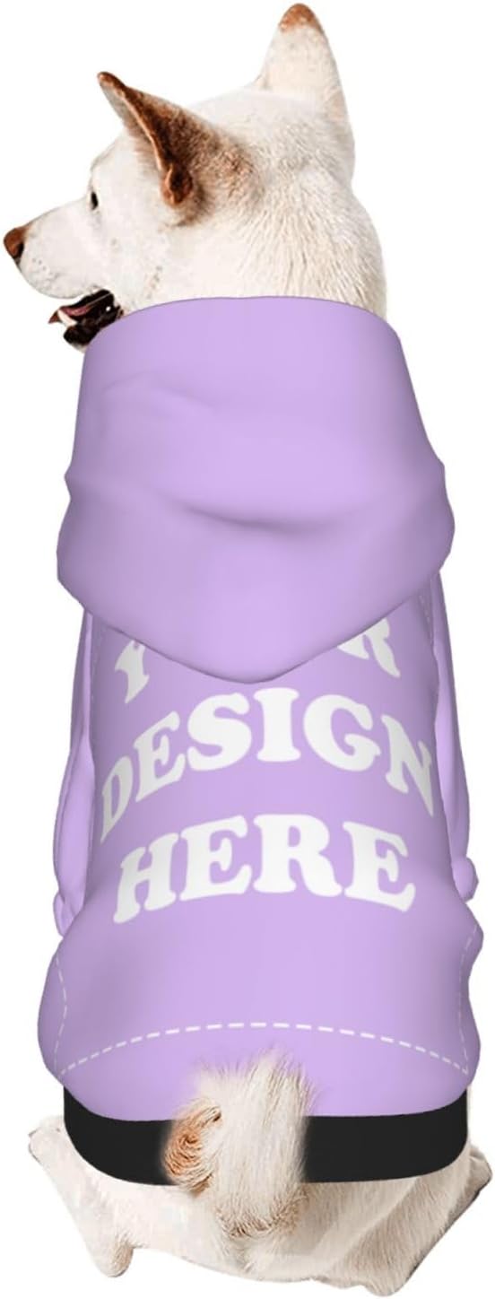 Dog Costume, Custom Dog Hoodie, Dog Name Costume Holiday Pet Pajamas Outfit, Personalized Pet Coat Costumes for Small Medium Large Dogs and Cats for Winter, TaroMilk, L