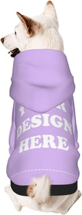 Dog Costume, Custom Dog Hoodie, Dog Name Costume Holiday Pet Pajamas Outfit, Personalized Pet Coat Costumes for Small Medium Large Dogs and Cats for Winter, TaroMilk, L