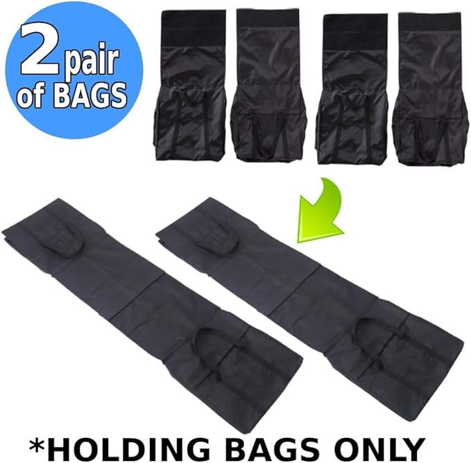 Japard Dog Agility Equipment, Tunnel Sandbags 4 Pack, Holding Bags Only, Training Tool Equipment, Outdoor Indoor