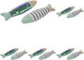 Petlinks (2 Count HappyNip Flipper Fish Cat Toys, Contains Silvervine & Catnip - Multi Color, 2 Count (Pack of 5)