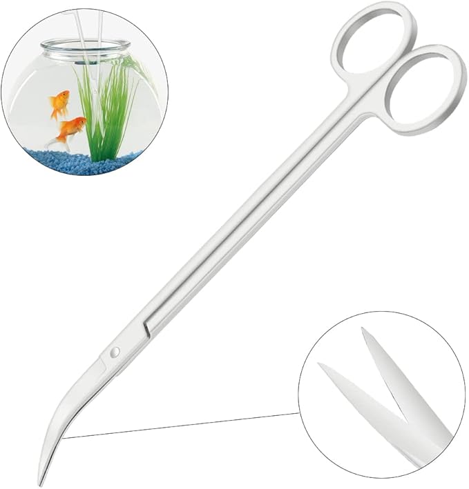 LILYS PET Stainless Steel Aquarium Tank Aquatic Plant Tools Sets (4 in 1)