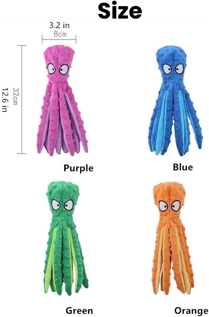 2025 New Upgrade Interactive Chew Pet Toy No Stuffing Bite-Resistant Squeaky Perfect for Puppies, Small and Medium Dogs (2pcs F)