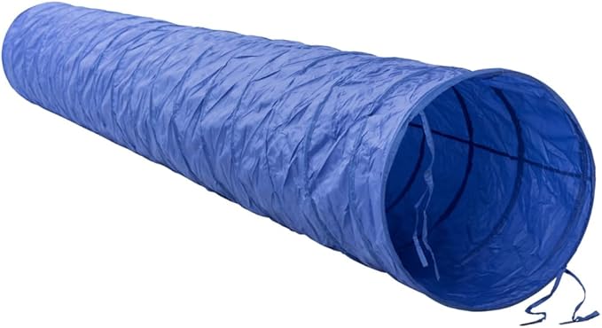 Trixie Dog Agility Tunnel– Dog Tunnel for Large Dogs Agility Training, Portable Dog Tunnel 196.9 in Long & 23.6 in Diameter, Dog Agility Equipment for Beginners & Advanced
