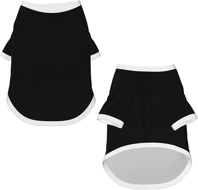 Custom Dog Shirt Personalized Pet Jersey Shirts with Name Photo Text Logo Customized Dog Pullover T Shirt Gifts for Small Medium Large Dogs Cats