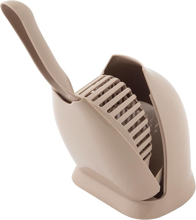 Petmate Scoop N' Hide Cat Litter Scoop with Discreet Holder; Titanium