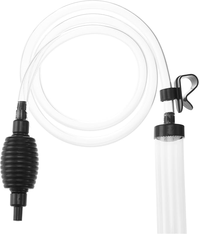 5ft-S Aquarium Siphon Vacuum Cleaner, Hand Siphon Pump Water Changer for Fish Tank Cleaning Gravel & Sand