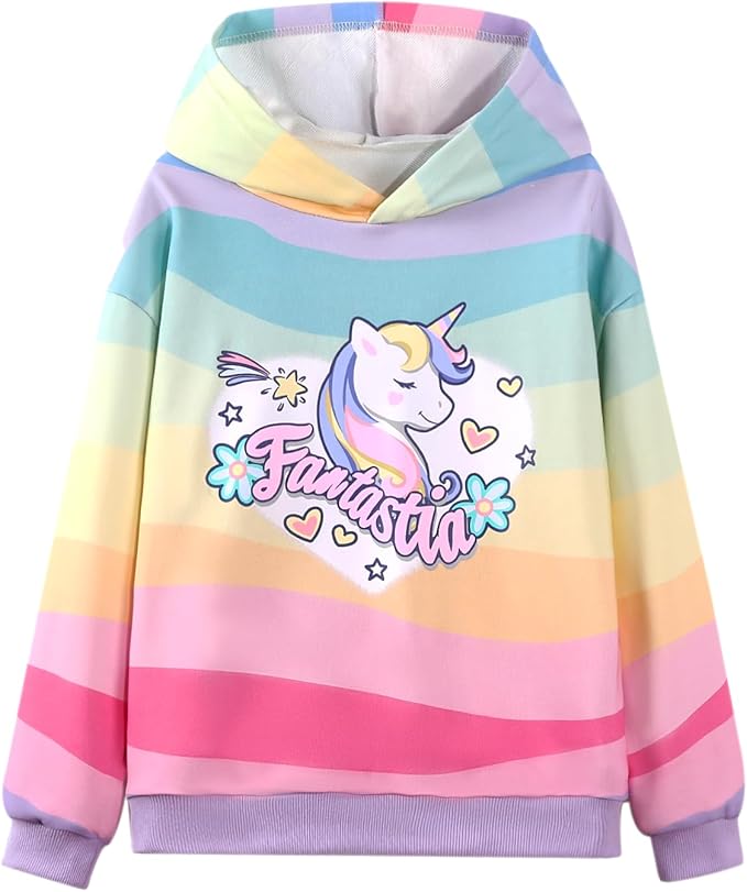 WELAKEN Sweatshirts for Girls Toddler & Kids II Little Girl's Pullover Tops Sweaters & Hoodies