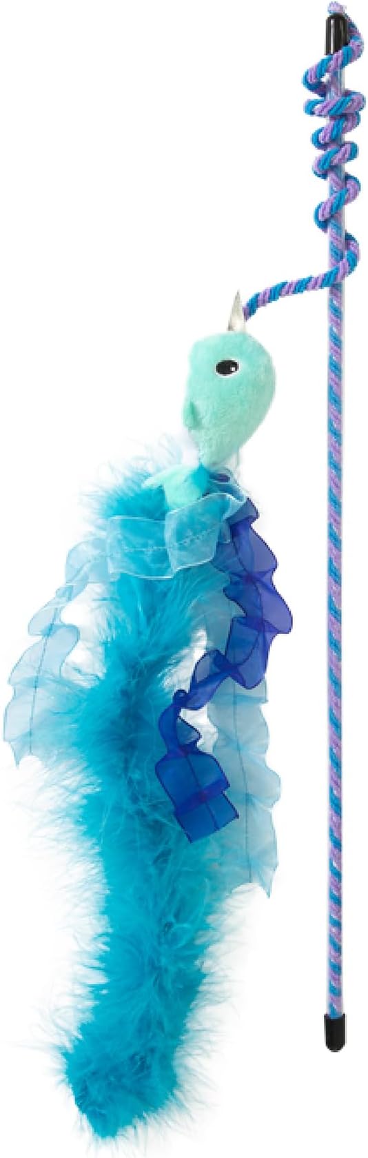 Nifty Narwhal Wand Cat Toy with Catnip, Pack of 1
