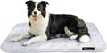 Luciphia Premium Dog Cooling Mat Non-Slip Q-MAX>0.5 Self-Cooling Pad for Small Pet Cat Indoor Portable Kennel Puppy Bed for Summer Crate Pad for Dog Washable Light Grey 20x30 inches