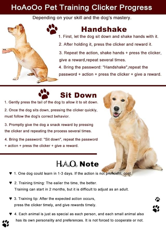 Pet Training Clicker with Wrist Strap - Dog Training Clickers (New Black + Blue)