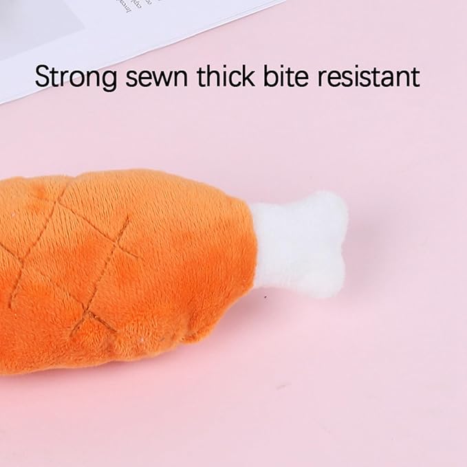 Aggressive Chew Toys for Large Dogs, Soft Durable Fabric Indestructible Small Dog Toy,Interactive Funny Plush Heavy Duty Dog Toy for Small Medium Breeds Anxiety Relief Teething Playing Home Puppy