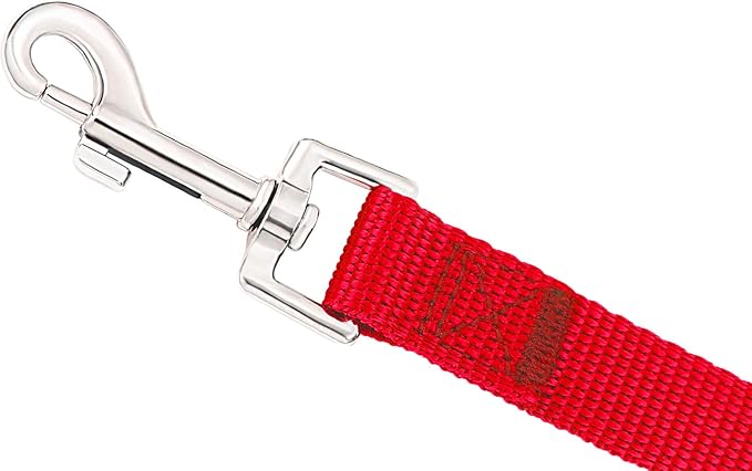 AmaGood Dog/Puppy Obedience Recall Training Agility Lead-15 ft 20 ft 30 ft 50 ft Long Leash-for Dog Training,Recall,Play,Safety,Camping (50feet, Red)