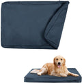 Waterproof Dog Bed Cover Replacement for 30 Inch Wire Crates, Heavy Duty Oxford Fabric Pet Bed Sleeve with Zipper, Washable & Durable Mattress Protector for Puppy, 29" L x 18" W x 3.5" H (Cover Only)