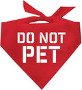Do Not Pet Dog Bandana (Red OS 157) GB