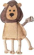 Natural Jute Dog Chew Toy – Lion Shape, Tough & Durable Puppy Teething Toy, Safe Eco-Friendly Chew, Interactive Training & Play Toy for Small, Medium & Large Dogs