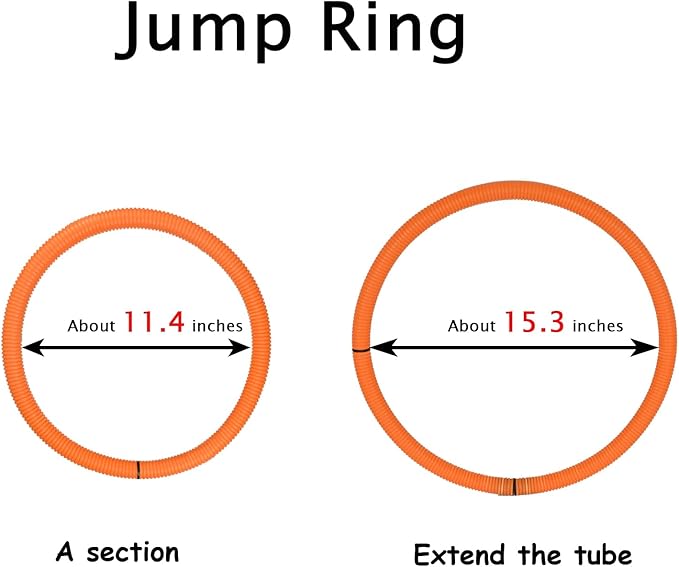 TNZMART 2.6 FT Dog Agility Obstacle Course Backyard Set with Wave Poles, Adjustable Hurdles and Jump Ring, Training Exercise Equipment for Dogs (Pack of 3 Yellow)