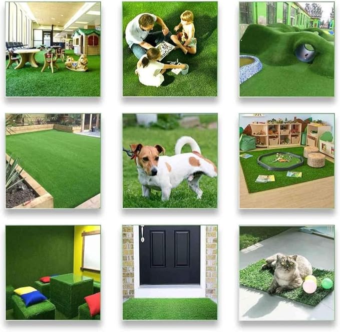 ALTRUISTIC Artificial Grass 1FTX83FT(83 Square Feet), Realistic Fake Grass Deluxe Turf Synthetic Thick Lawn Pet Turf, 1 3/8” Height, Outdoor Decor, Customized
