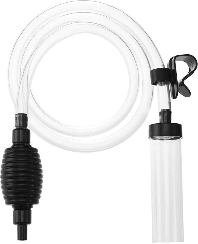 4.3ft Fish Tank Cleaner Aquarium Siphon Gravel Vacuum for Aquarium Fish Tank Changing Water Cleaning Gravel and & Sand