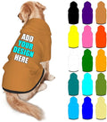 Custom Dog Hoodie Personalized Photo Text Logo Name Dog Clothes, Soft & Warm for Puppy Sweatshirt Hooded for Small Medium Large Dogs Girl/Boy Cats/Kitten, Peru, S