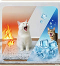 Two Uses'Cat Mat,Self Warming&Cooling Cat Mat.12 * 20in- Cooling Cat Pad,Small Animal with Free Ice Gel Bag,Two uses,Self Warming,Cats self Heating pad,Machine Washable
