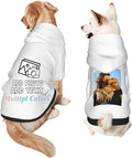 Custom Dog Hoodie Add Your Design Soft & Warm Personalized Photo Text Logo Name Dog Clothes for Puppy Sweatshirt Hooded for Small Medium Large Dogs Girl/Boy Cats White