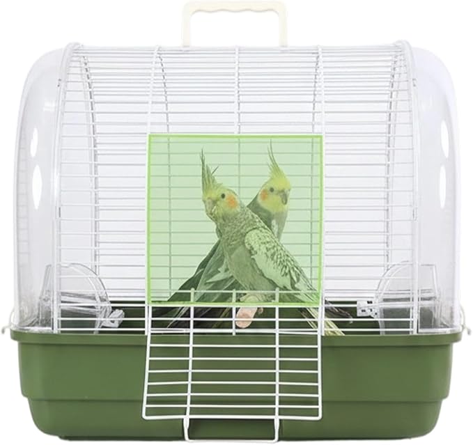 Portable Bird Cage,Bird Travel Carrier with Handle | Parakeet Carrying Cage - for Indoor Outdoor Balcony Living Room Park Parakeet Conure Canary Lovebird