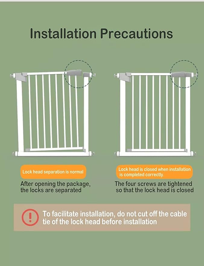 (85-100 in Width) Extra Long Baby Gate Extra Wide, Large Dog Gate Indoor, Child Proof Gate, Kiddie Gates, Baby Gate for Doorways. White, Dog Gates for The House. Extra Tall Pet Gate.