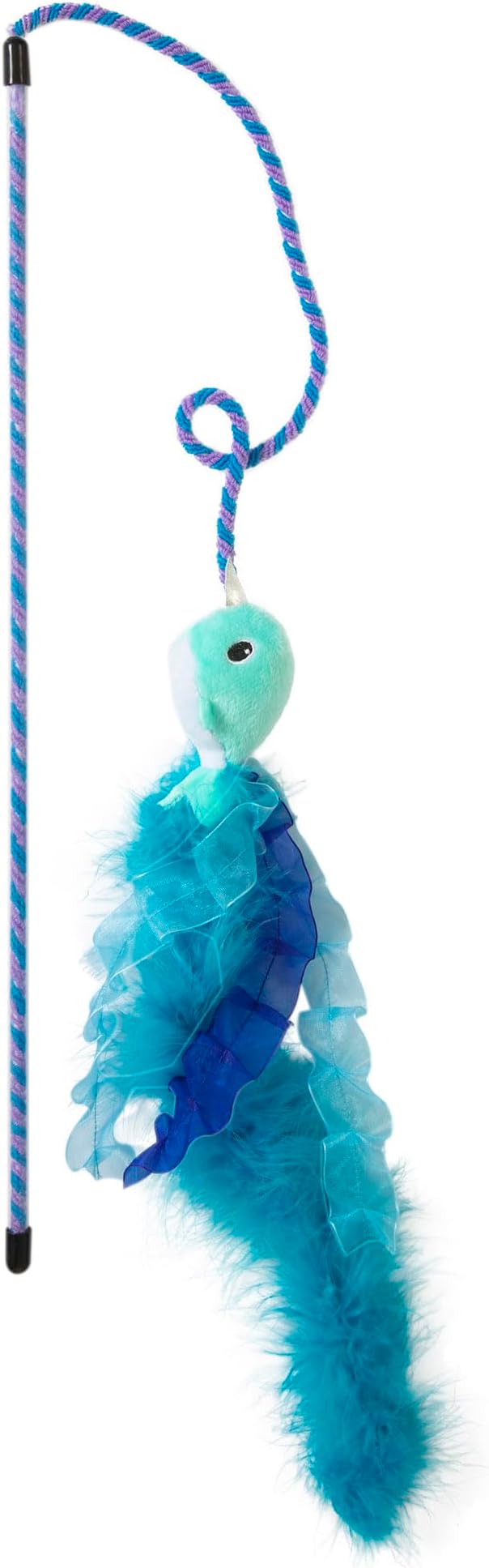 Nifty Narwhal Wand Cat Toy with Catnip, Pack of 1