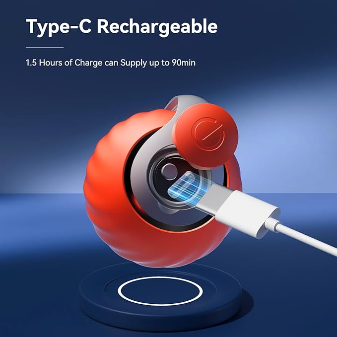 Petgravity Speedy Sprint Ball Toy for Cat Type-C Rechargeable Interactive Cats Toy 2 Set