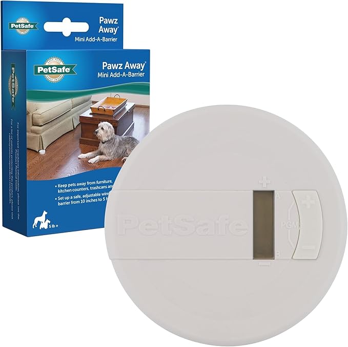 PetSafe Pawz Away Mini Pet Add-A-Barrier - Indoor & Outdoor Reliable Space Protection Transmitter - Long-Lasting & Battery-Powered - 5 ft Range