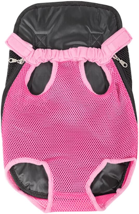 Leconpet Pet Carrier Backpack, Legs Out Adjustable Pet Front Cat Dog Carrier Backpack, Easy-Fit Dog Travel Backpack Carrier for Hiking Camping for Small Medium Puppies Cats (Fuchsia, S)