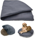 Dog Bed Cover Waterproof Replacement Machine Washable Covers for Dog Bed Heavy Duty Scratch Resistant Mattress Protector Pet Bed Round 30x30 Inch Cover Only