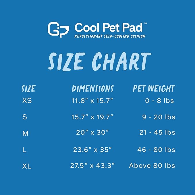 The Green Pet Shop Dog Cooling Mat Cover - Medium, Cloud - Protect Your Cool Pet Pad from Dirt & Damage - Machine Washable