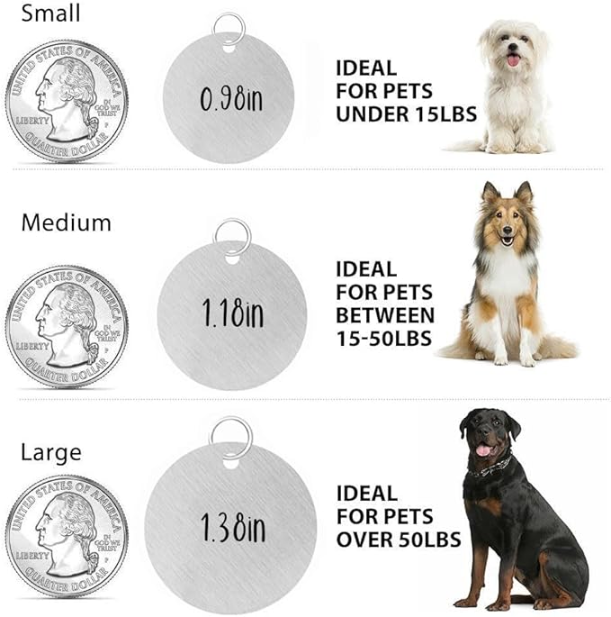 Colorful Dog Tags Personalized, Engraved Dog Tags with Colored Printing for Pets, Dog Name tag with deep Engraving, Custom pet ID Tags, Customizable cat Collar Holder tag (Cosmos)