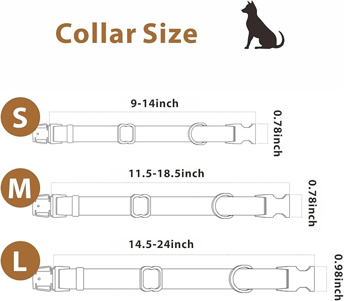 Dog Collar and Leash Set,Leather Silicone Waterproof Odor-Proof Dog Collar and Leash for Medium Dogs, Soft Flexible Dog Collars, Durable Thick Adjustable Pet Collar (Green, Medium (11.5-18.5 "Neck))