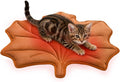 KOOLTAIL Self Warming Cat Bed Mat for Indoor Cats Dogs, Reversible Cozy Pet Heated Pad Blanket with Thermal Foil, Thicken Cat Window Perch, Puppy Kitten House for Crate, Desk, Floor,Outdoor,Maple Leaf