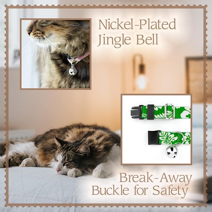 Country Brook Petz - Classic Tie Dye Cat Collar - Groovy Collection Featuring Far Out Designs